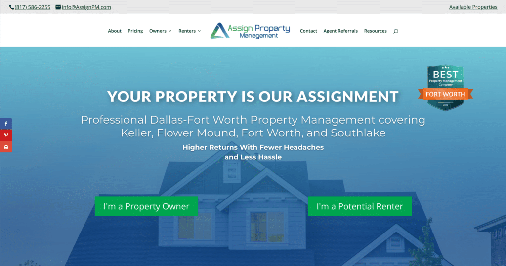 assign property under trust